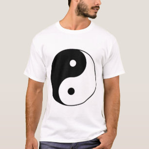 Yin Yang Symbol – Minimalistisches Schwarz-Weiß-Gl T-Shirt