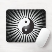 Yin Yang Symbol: Mousepad (Mit Mouse)