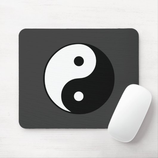 Yin Yang Symbol: Mousepad (Mit Mouse)