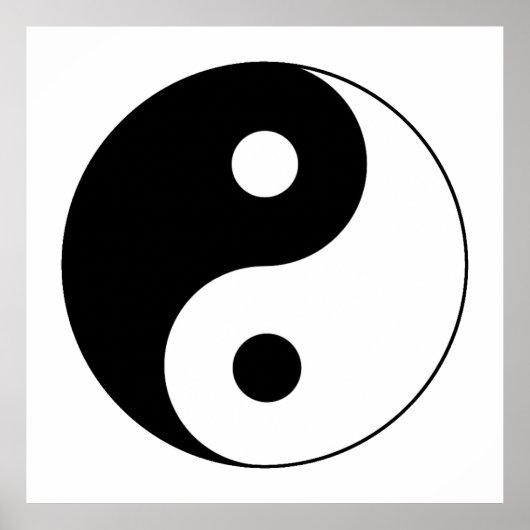 Yin / Yang Symbol Poster (Vorne)
