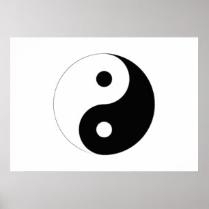 Yin-Yang-Symbol Poster