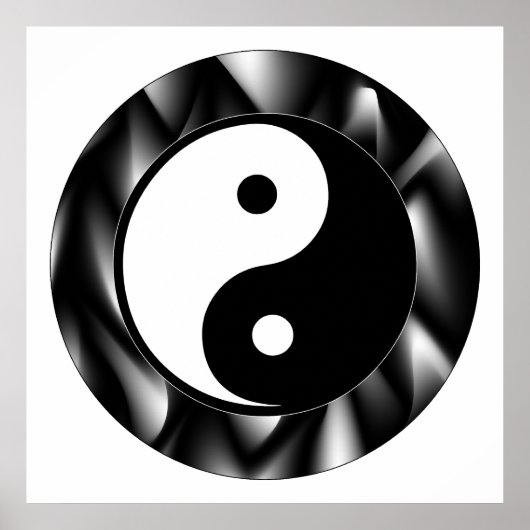 Yin Yang Symbol Poster (Vorne)