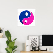 Yin Yang-Symbol Poster (Heimbüro)