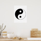 Yin Yang Symbol Poster (Küche)