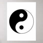 Yin Yang Symbol Poster (Vorne)