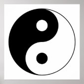 Yin Yang Symbol Poster (Vorne)