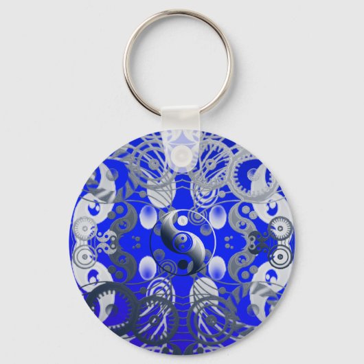 Yin-Yang-Symbol Schlüsselanhänger (Vorderseite)