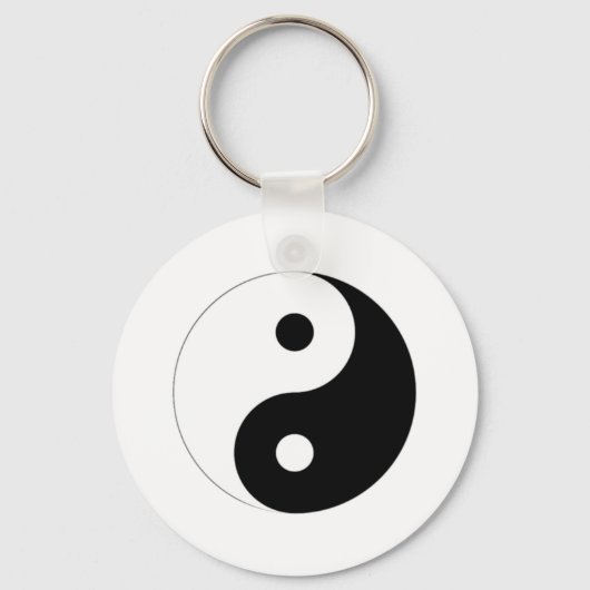Yin-Yang-Symbol Schlüsselanhänger (Vorderseite)