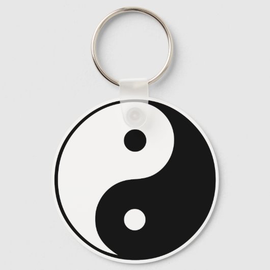Yin Yang Symbol: Schlüsselanhänger (Vorderseite)
