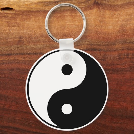 Yin Yang Symbol: Schlüsselanhänger (Vorderseite)