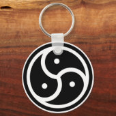 Yin/Yang-Symbol Schlüsselanhänger (Vorderseite)