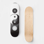 Yin Yang Symbol: Skateboard (Vorderseite)