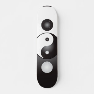 Yin Yang Symbol: Skateboard