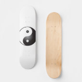 Yin Yang Symbol: Skateboard (Vorderseite)