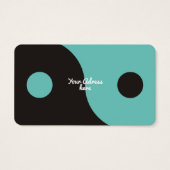 Yin Yang Symbol - solide Tätowierung (Rückseite)