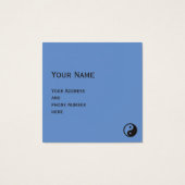 Yin Yang Symbol - solide Tätowierung (Rückseite)