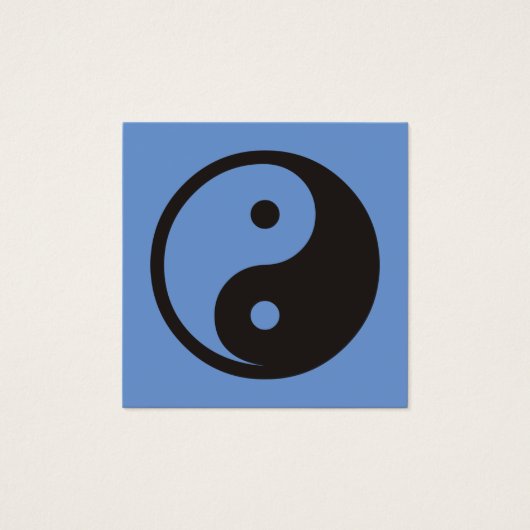 Yin Yang Symbol - solide Tätowierung (Vorderseite)