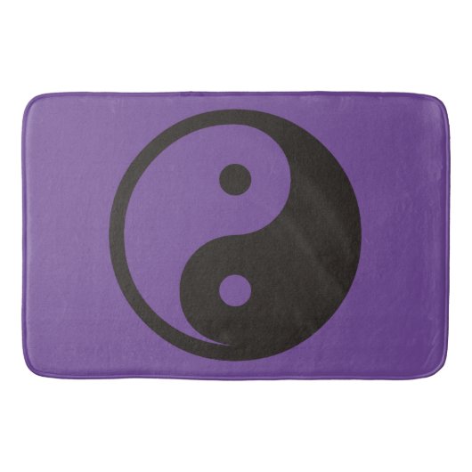 Yin Yang Symbol - solide Tätowierung Badematte (Vorderseite)