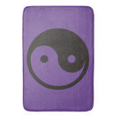 Yin Yang Symbol - solide Tätowierung Badematte (Vorderseite Vertikal)