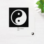 Yin Yang Symbol - solide Tätowierung-Design 2 (Schreibtisch)