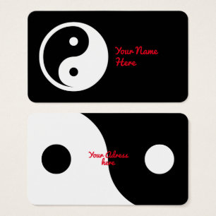 Yin Yang Symbol - solide Tätowierung-Design 2