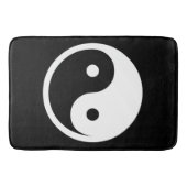 Yin Yang Symbol - solide Tätowierung-Design 2 Badematte (Vorderseite)