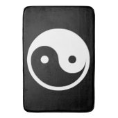 Yin Yang Symbol - solide Tätowierung-Design 2 Badematte (Vorderseite Vertikal)