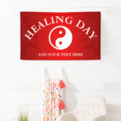 Yin Yang Symbol - solide Tätowierung-Design 2 Banner (Insitu)
