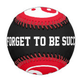 Yin Yang Symbol - solide Tätowierung-Design 2 Baseball (Rückseite)