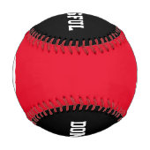 Yin Yang Symbol - solide Tätowierung-Design 2 Baseball (Vorderseite)