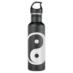 Yin Yang Symbol - solide Tätowierung-Design 2 Edelstahlflasche