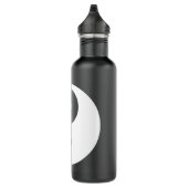 Yin Yang Symbol - solide Tätowierung-Design 2 Edelstahlflasche (Rechts)