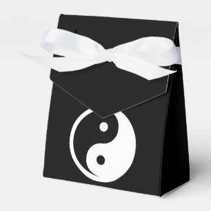 Yin Yang Symbol - solide Tätowierung-Design 2 Geschenkschachtel
