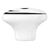 Yin Yang Symbol - solide Tätowierung-Design 2 Keramikknauf (Seitenansicht)