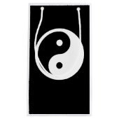 Yin Yang Symbol - solide Tätowierung-Design 2 Kleine Geschenktüte (Vorderseite)