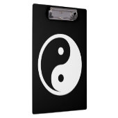 Yin Yang Symbol - solide Tätowierung-Design 2 Klemmbrett (Rechts)