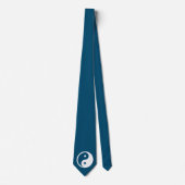 Yin Yang Symbol - solide Tätowierung-Design 2 Krawatte (Vorderseite)