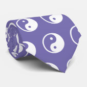 Yin Yang Symbol - solide Tätowierung-Design 2 Krawatte (Gerollt)