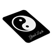 Yin Yang Symbol - solide Tätowierung-Design 2 Magnet (Rechte Seite)