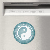 Yin Yang Symbol - solide Tätowierung-Design 2 Magnet (In Situ (Geschirrspüler))