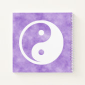 Yin Yang Symbol - solide Tätowierung-Design 2 Notizblock (Rückseite)