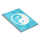 Yin Yang Symbol - solide Tätowierung-Design 2 Notizblock (Rechte Seite)