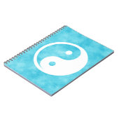 Yin Yang Symbol - solide Tätowierung-Design 2 Notizblock (Linke Seite)