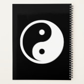 Yin Yang Symbol - solide Tätowierung-Design 2 Planer (Rückseite)