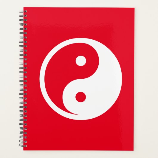 Yin Yang Symbol - solide Tätowierung-Design 2 Planer (Vorderseite)