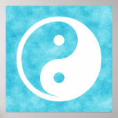 Yin Yang Symbol - solide Tätowierung-Design 2 Poster (Vorne)