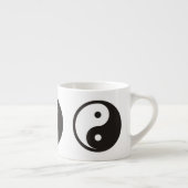 Yin Yang Symbol - solide Tätowierung Espressotasse (Rechts)
