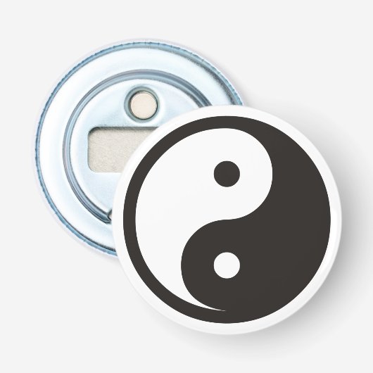 Yin Yang Symbol - solide Tätowierung Flaschenöffner (Vorderseite)