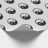 Yin Yang Symbol - solide Tätowierung Geschenkpapier (Ecke)