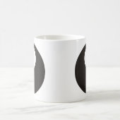 Yin Yang Symbol - solide Tätowierung Kaffeetasse (Mittel)